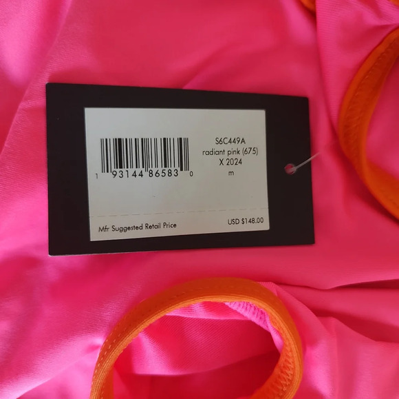 Kate Spade Radiant pink one piece swimwear - Picture 4 of 5